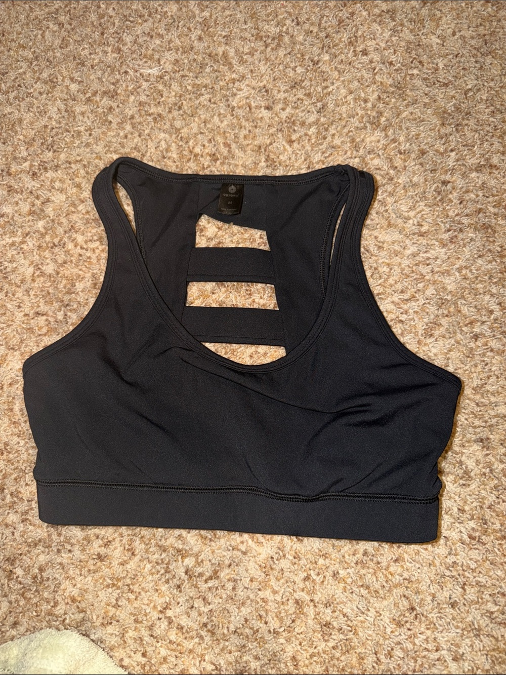 90 Degree By Reflex Black Active Sports Bras
